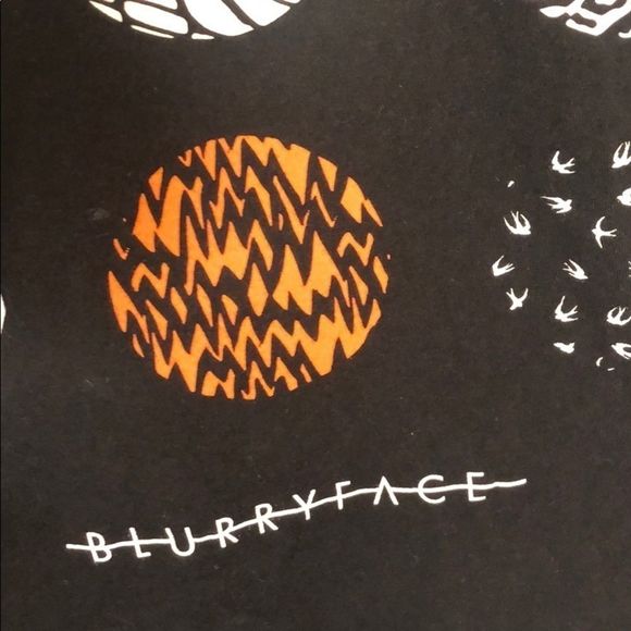 Twenty One Pilots BlurryFace t-shirt Tultex men medium black graphic band tee - Picture 6 of 6